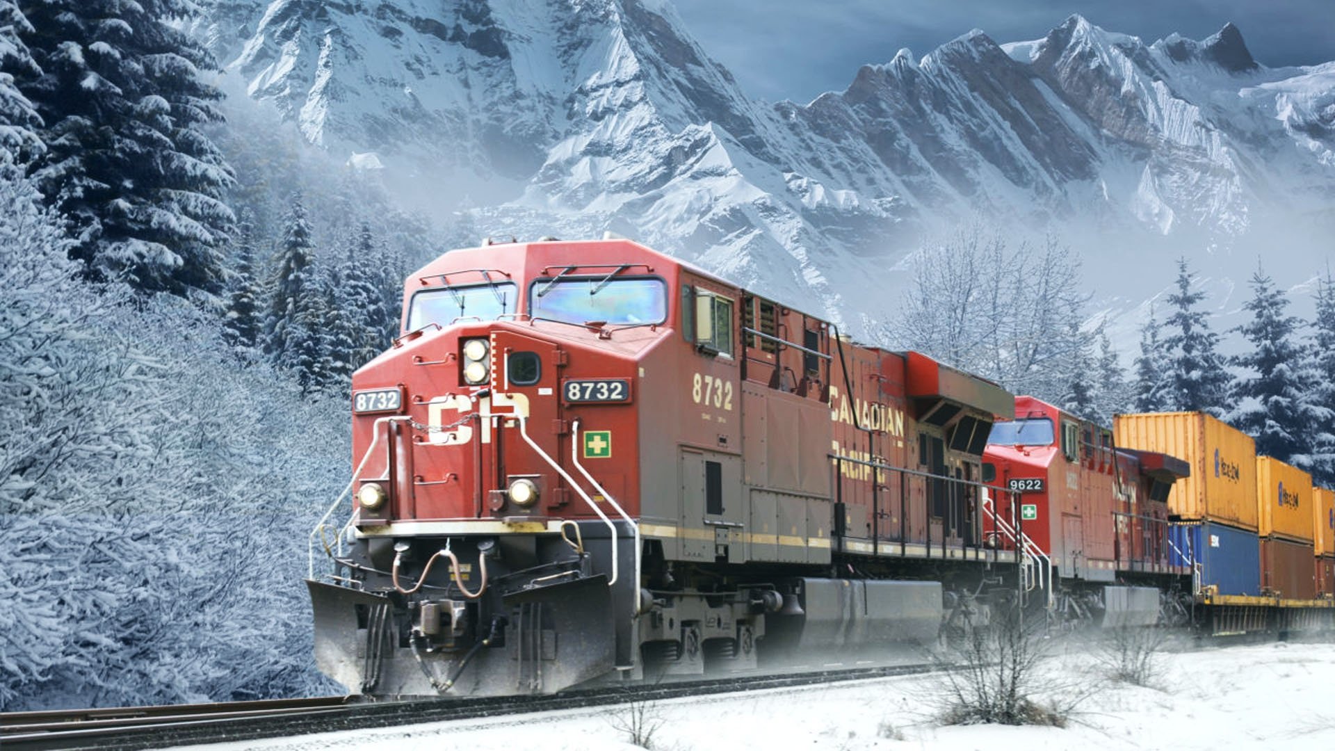 Rocky Mountain Railroad Background