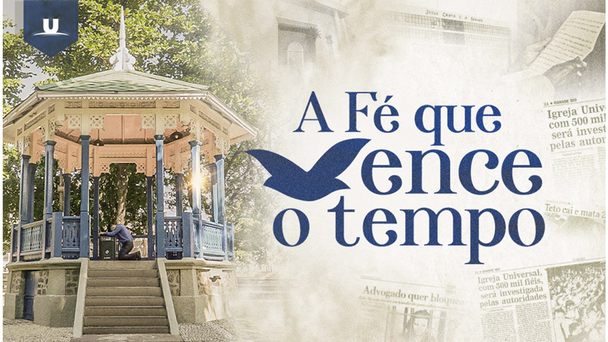 A fé que vence o tempo Background