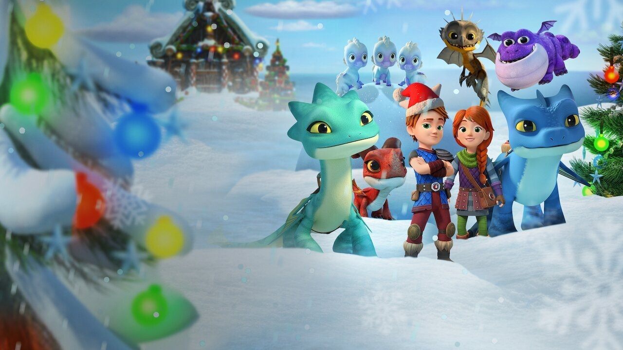 Dragons: Rescue Riders: Huttsgalor Holiday Background
