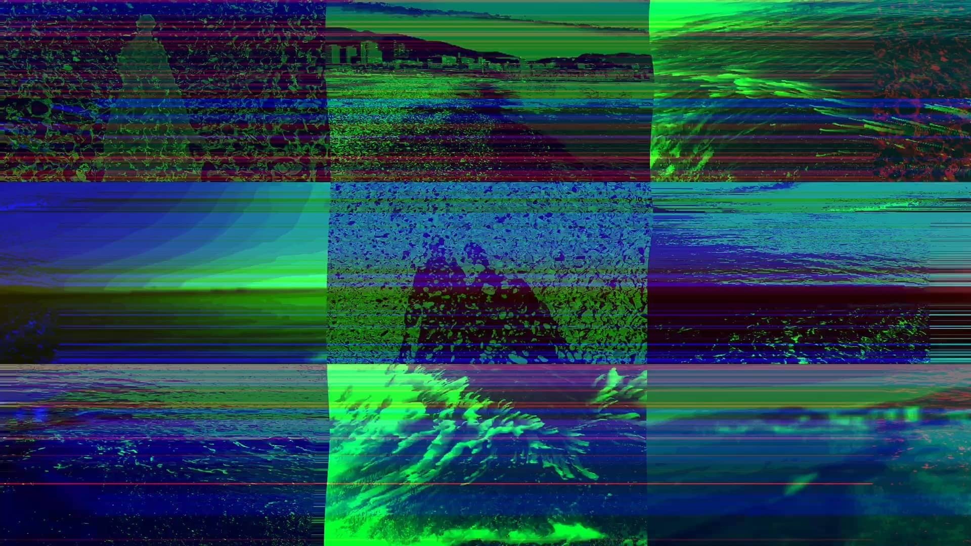 Glitching Offshore Background