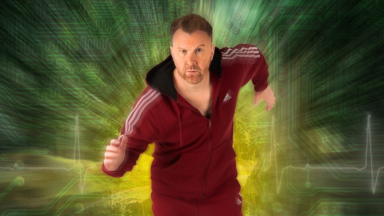 Jason Byrne is... The Ironic Bionic Man Background