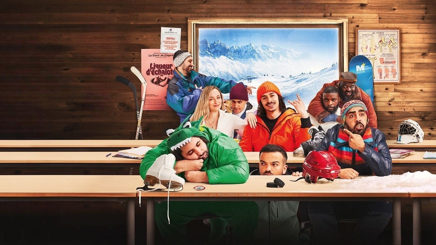 Les SEGPA au ski Background