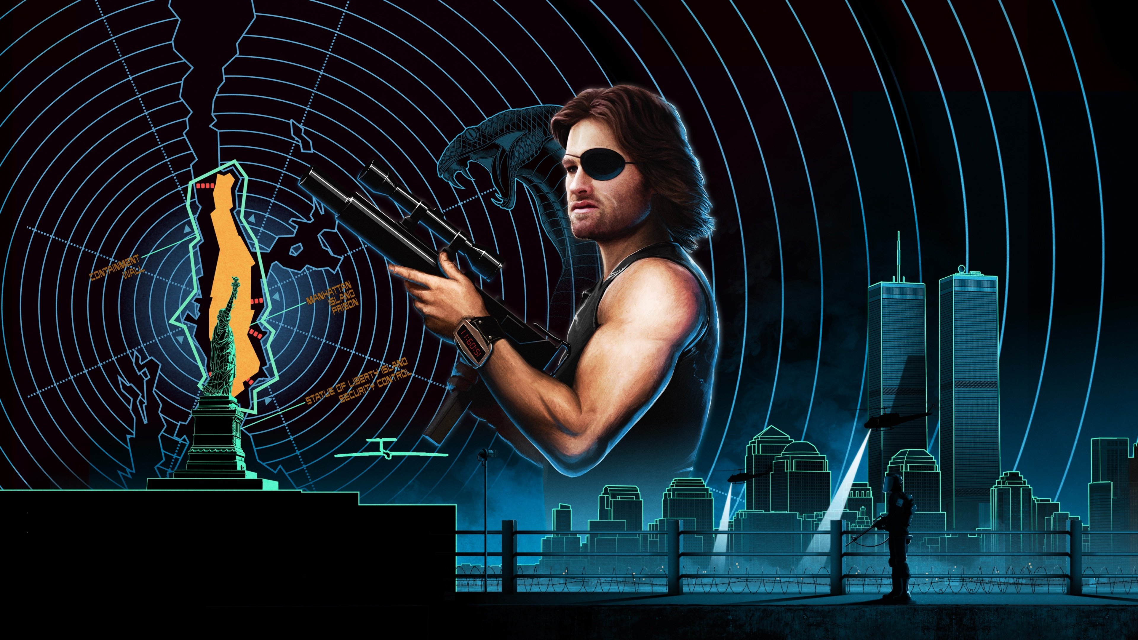 Escape from New York Background