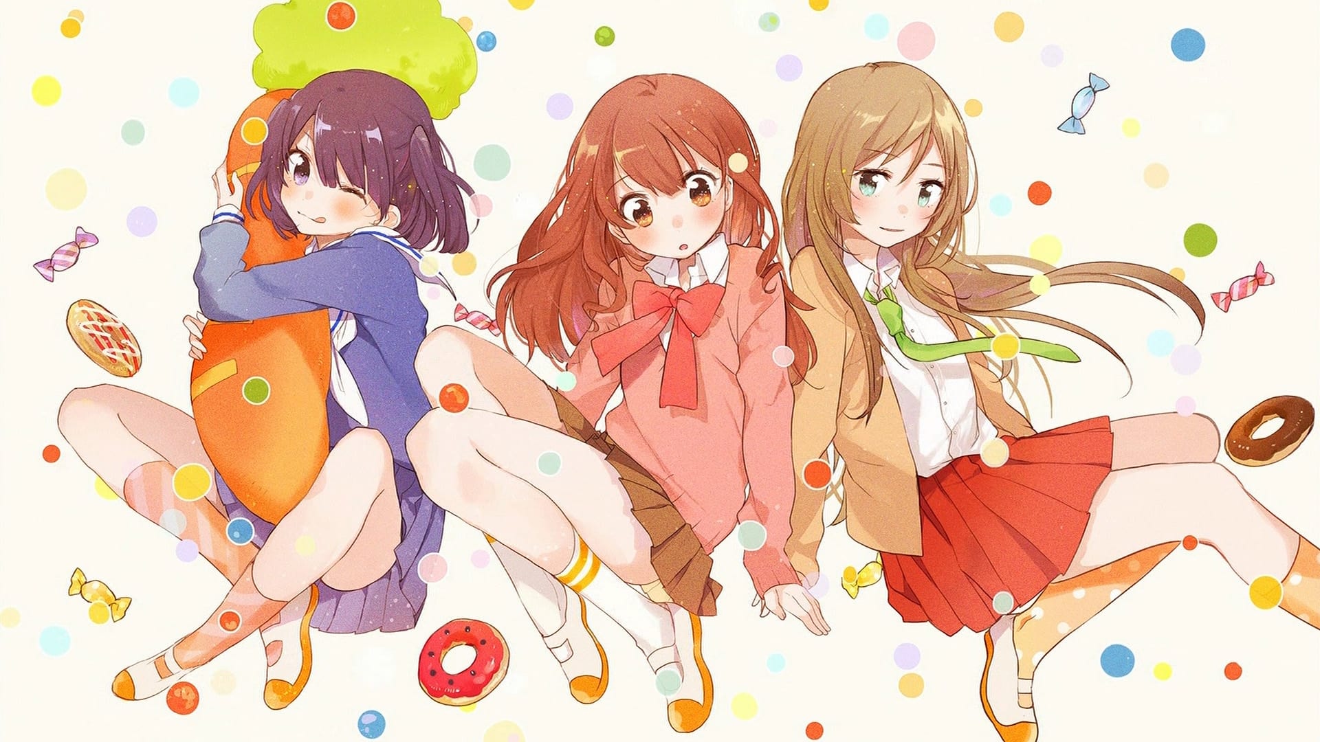 Gourmet Girl Graffiti Background