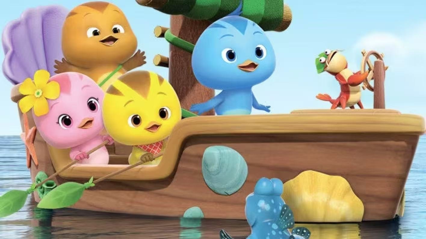 Cute Little Chicken Squad Background