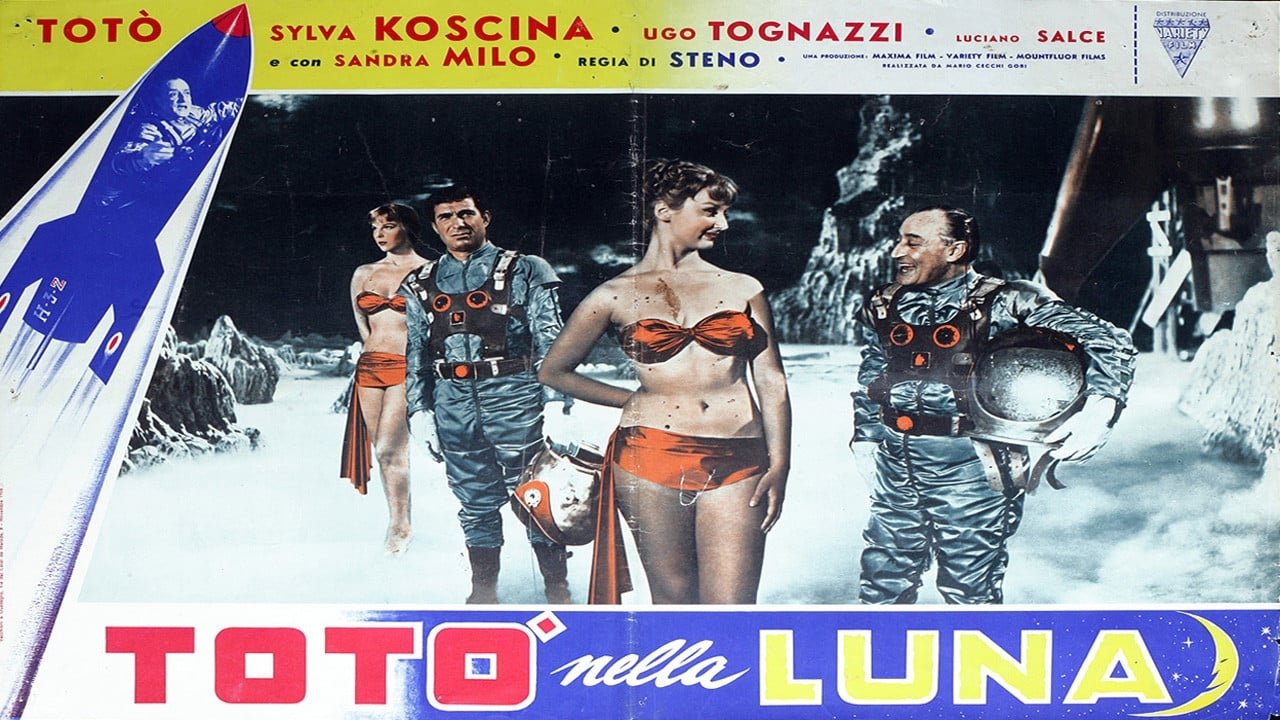 Totò in the Moon Background
