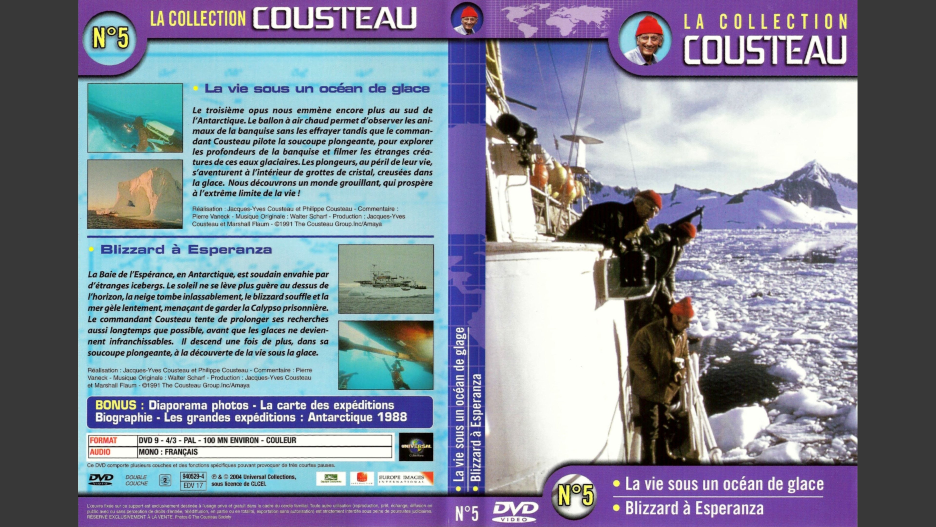 The Cousteau Collection N°5-1 | Life Under an Ocean of Ice Background