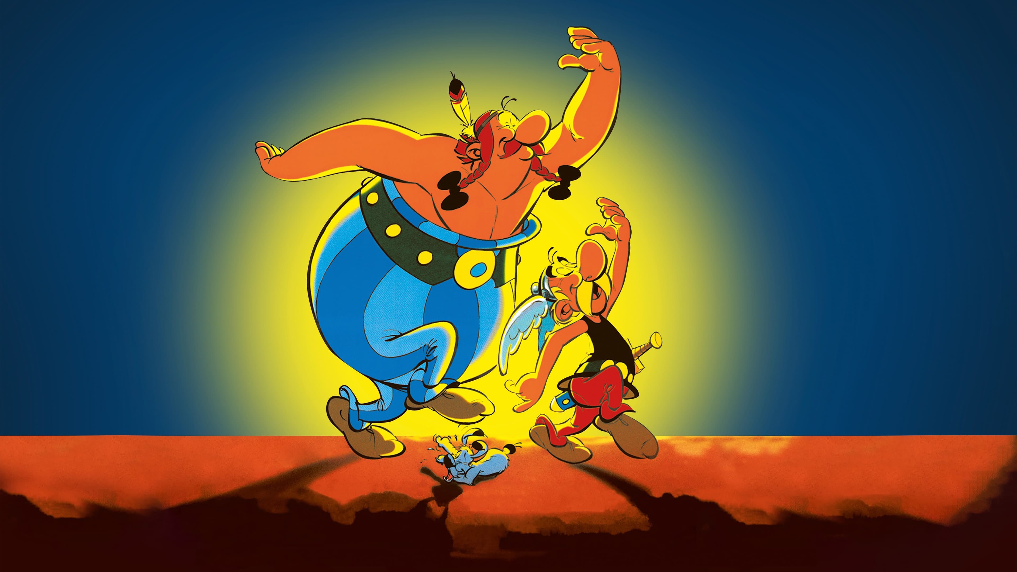 Asterix Conquers America Background