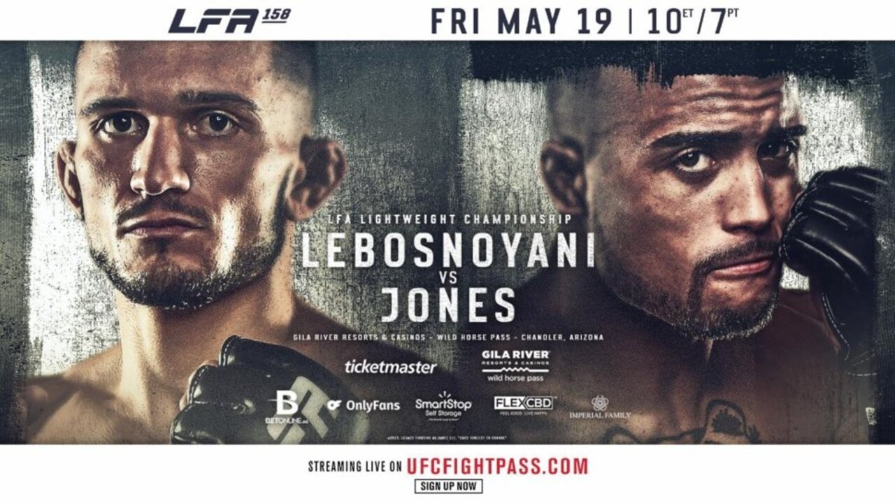 LFA 158: Jones vs. Lebosnoyani Background