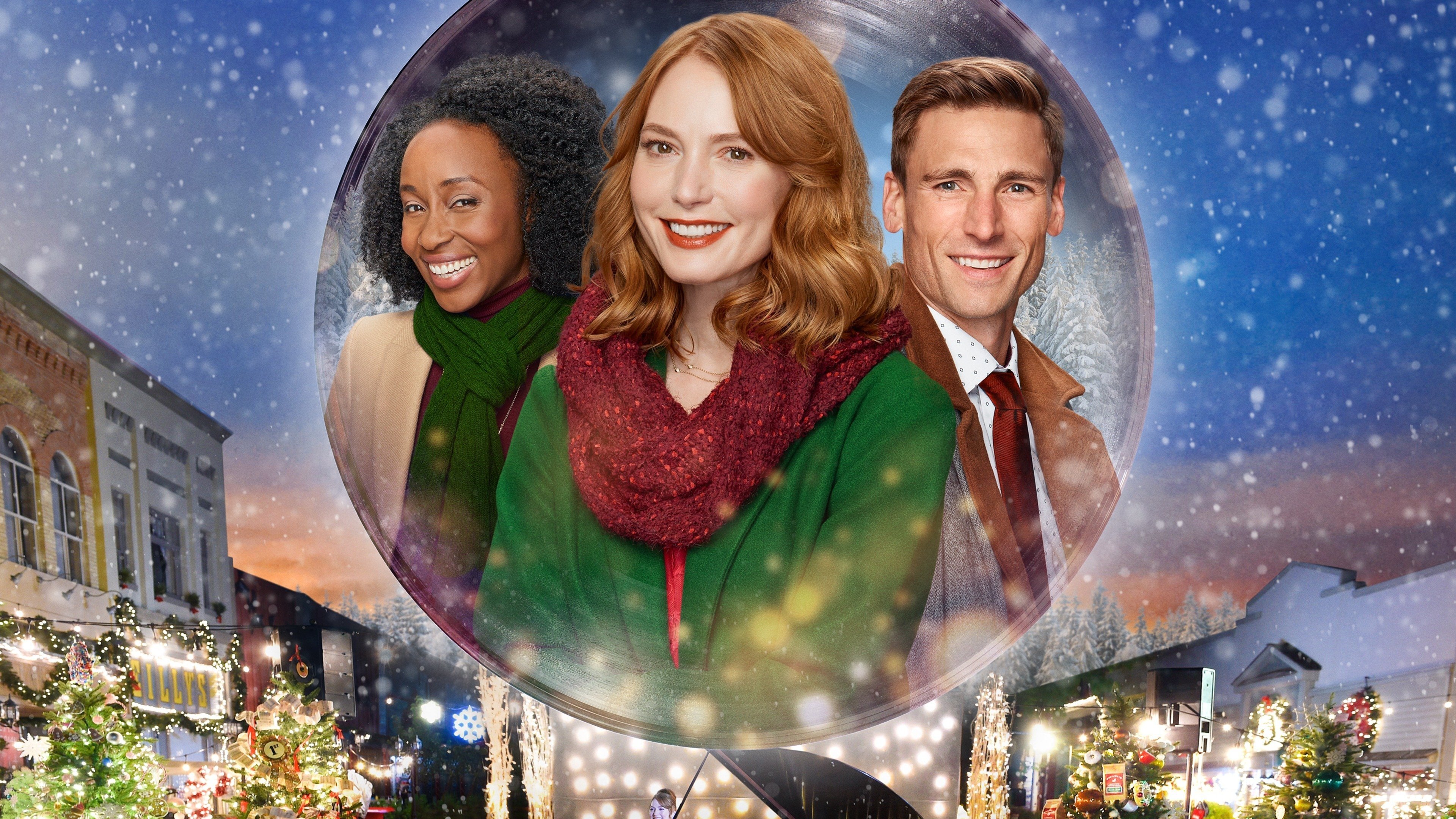 Christmas Tree Lane Background