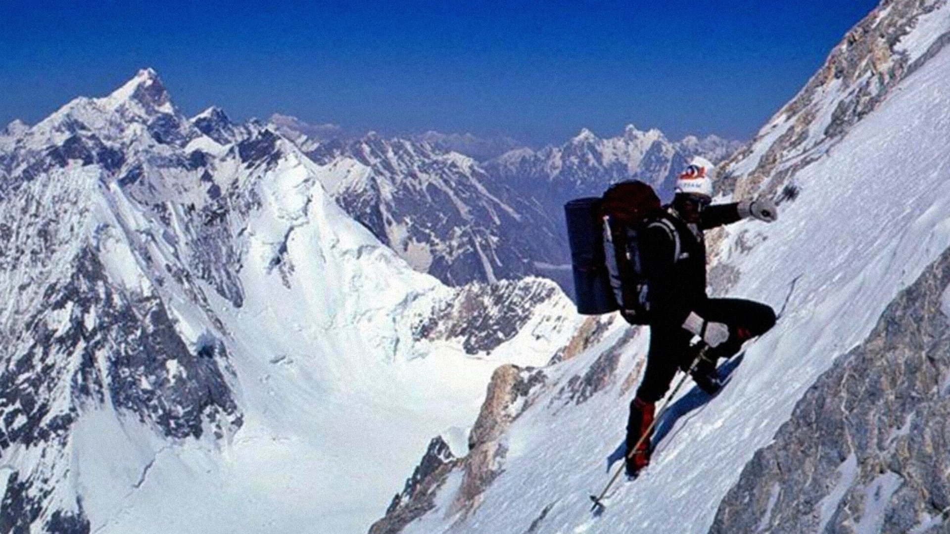 The Dark Glow of the Mountain Background