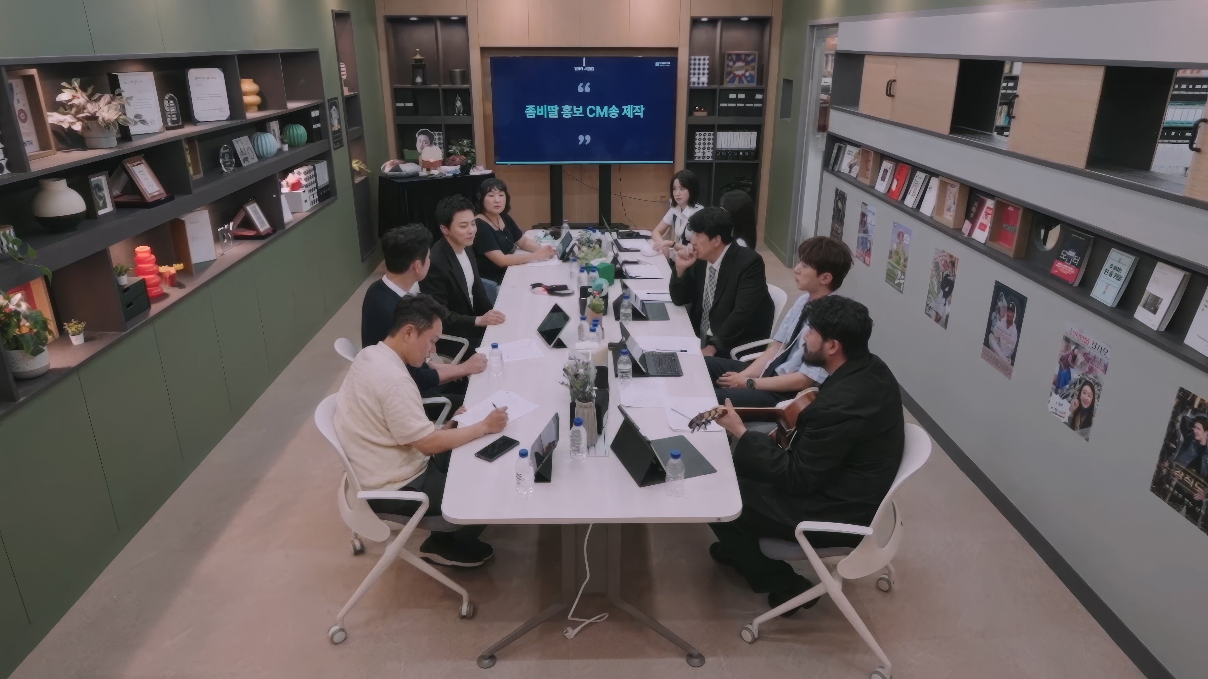 Office Workers Background