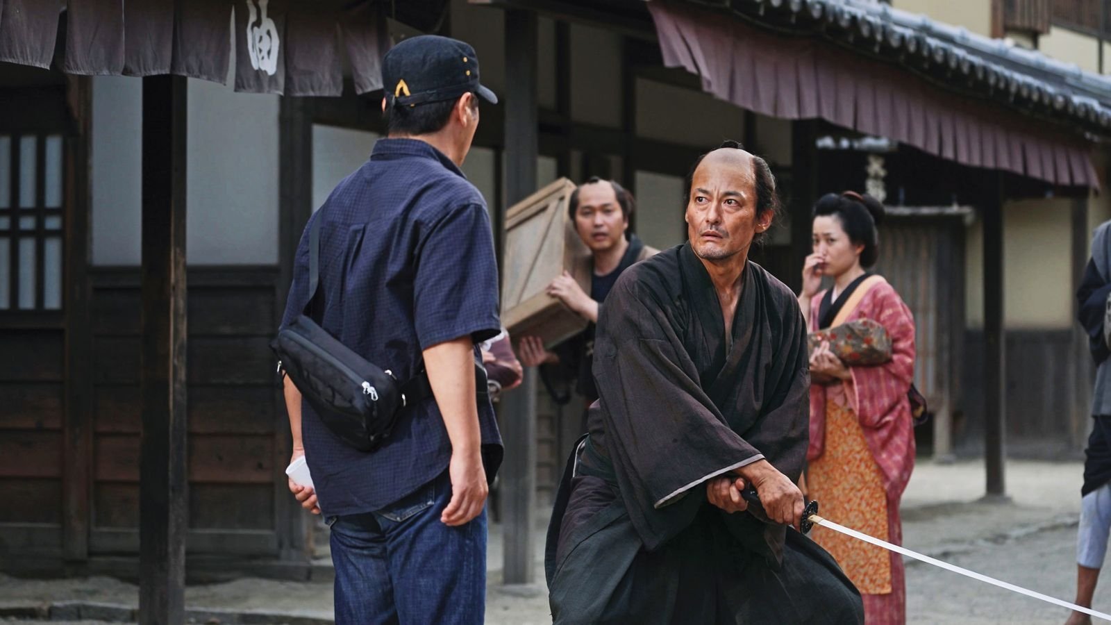 A Samurai in Time Background
