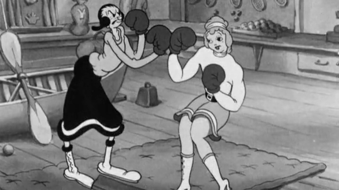 Never Kick a Woman Background