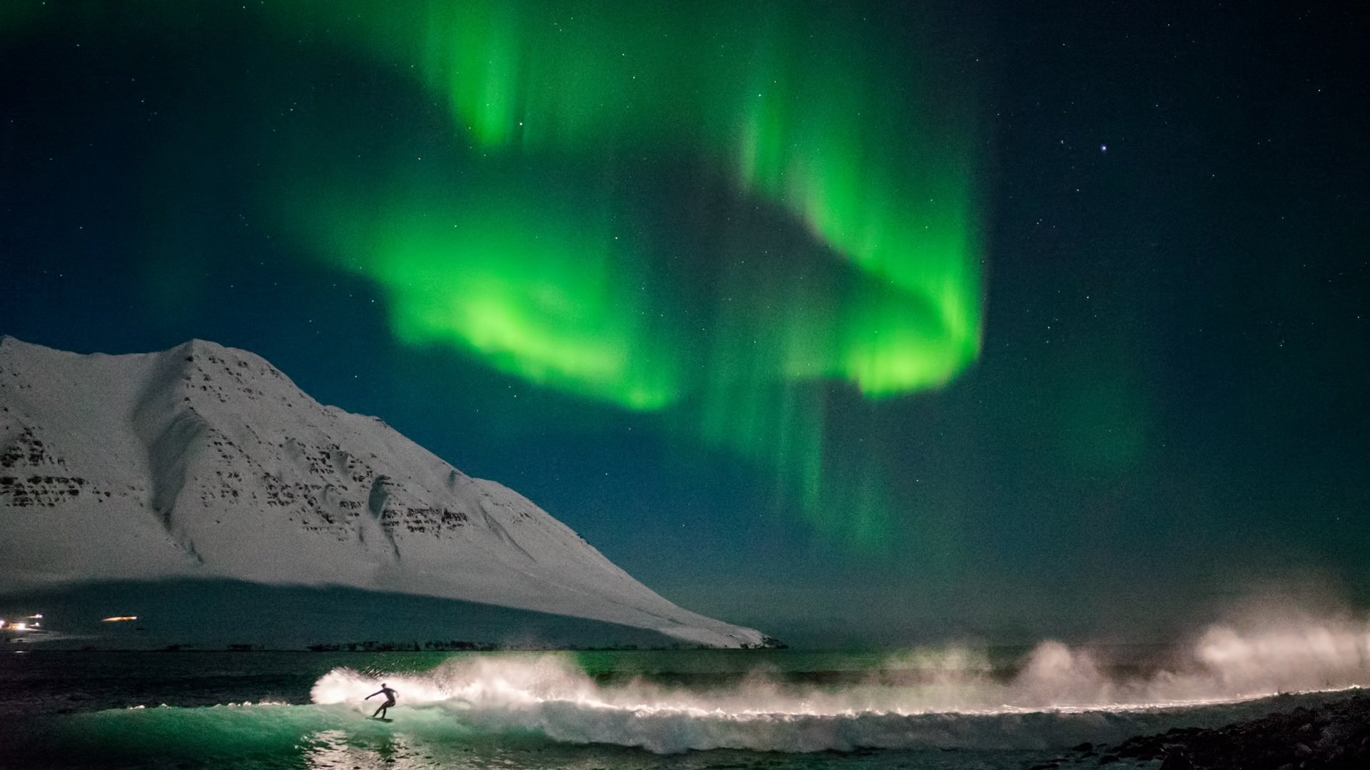 Under an Arctic Sky Background