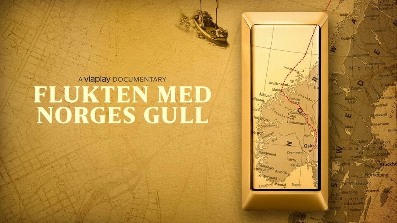 Flukten med Norges gull Background