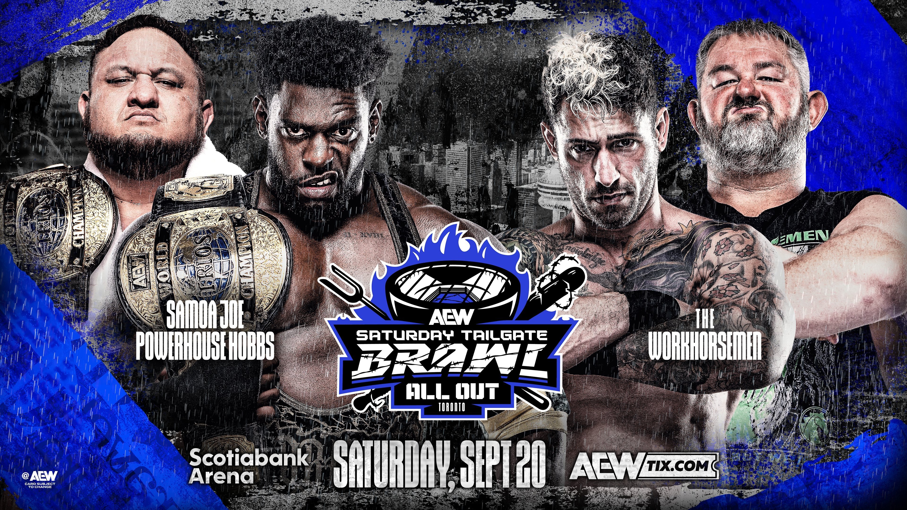 AEW All Out 2025: Saturday Tailgate Brawl Background
