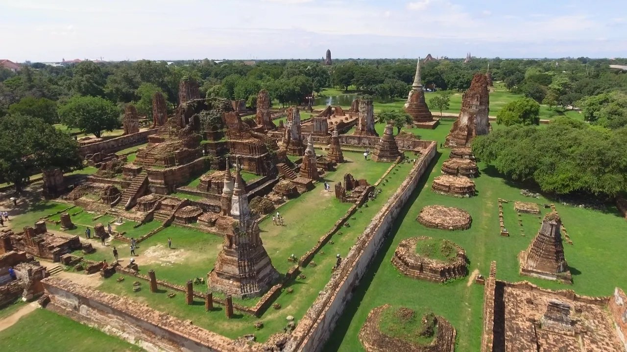 Thailand from Above Background
