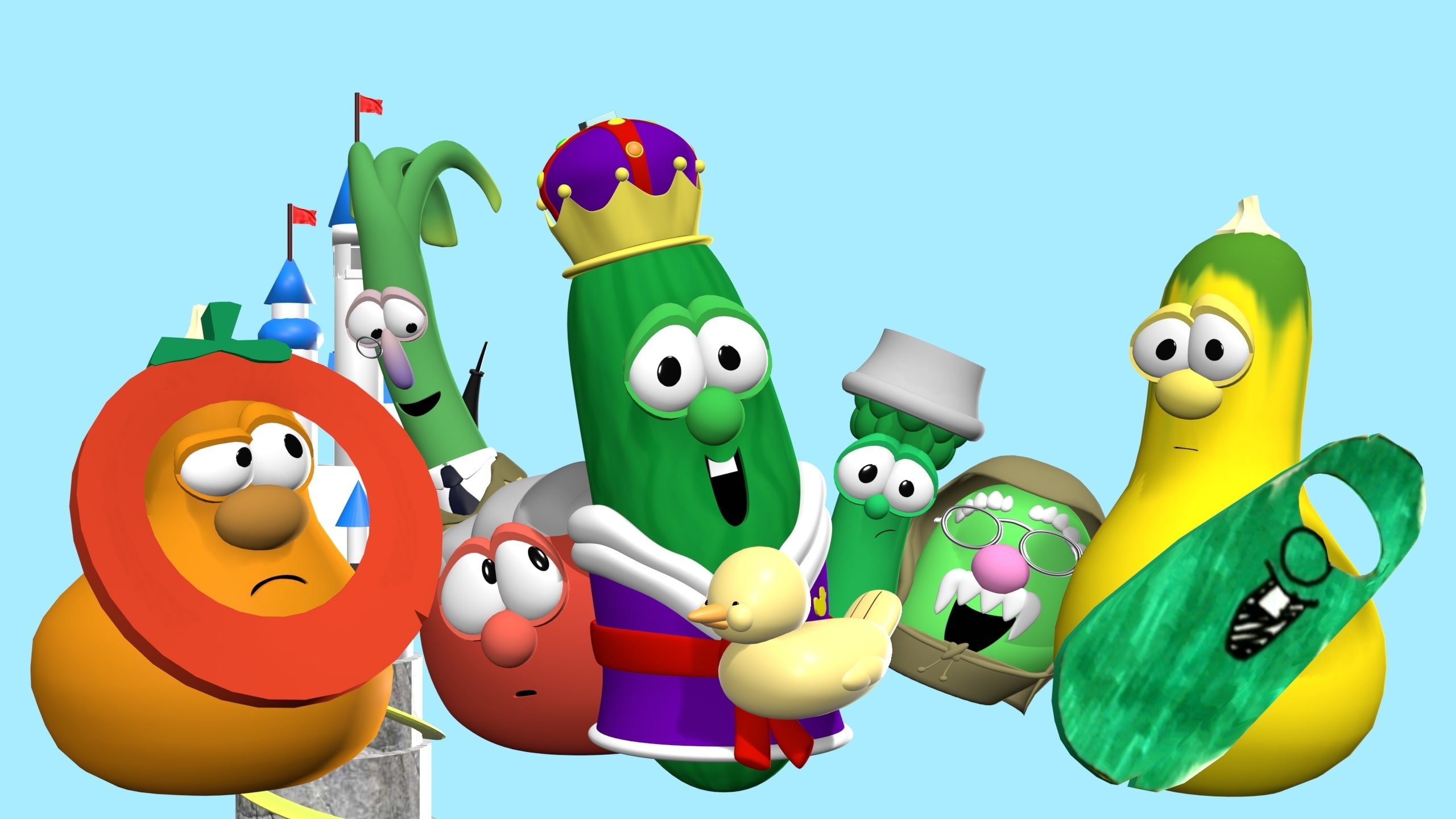 VeggieTales: King George and the Ducky Background