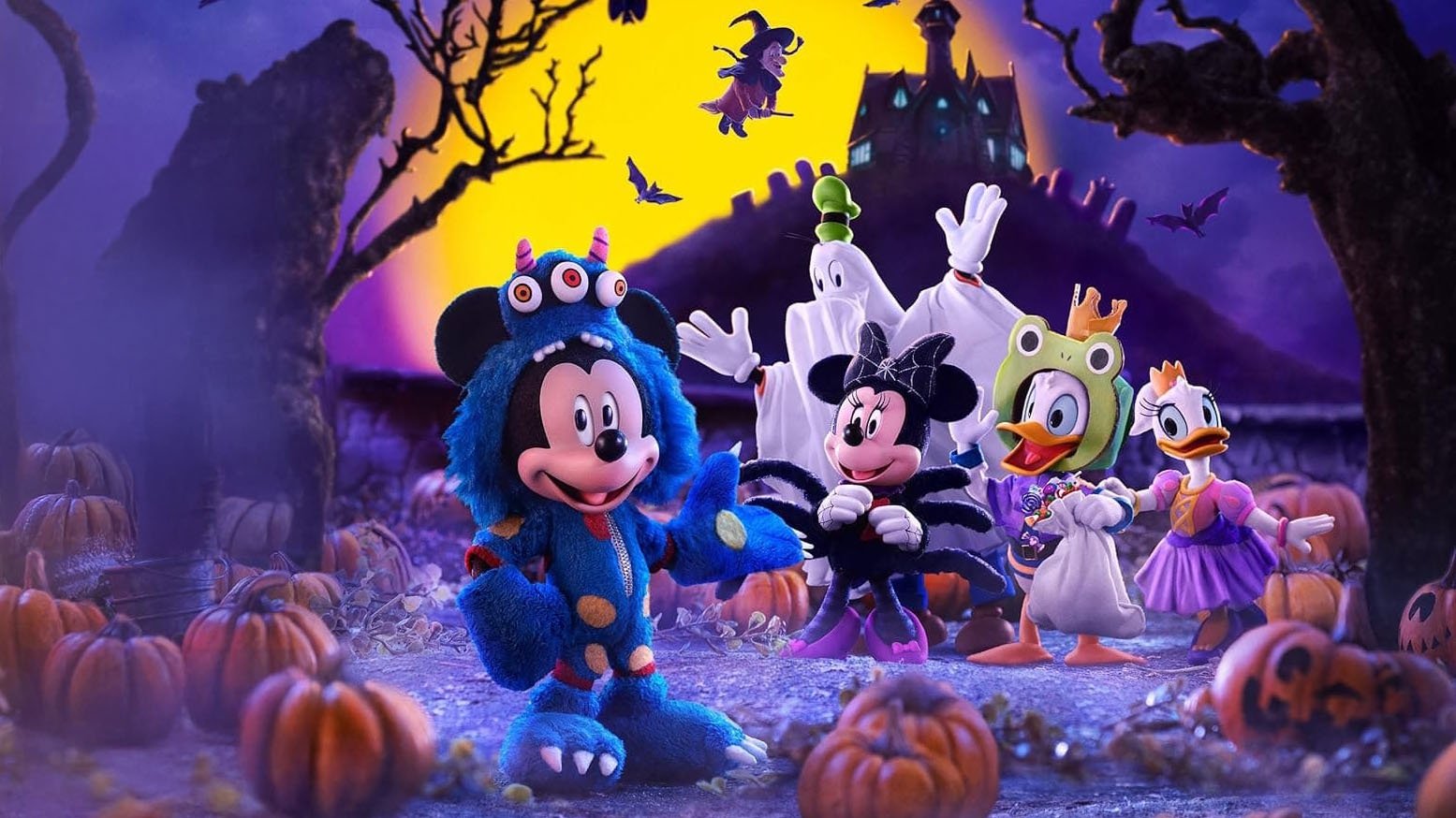 Mickey's Spooky Stories Background