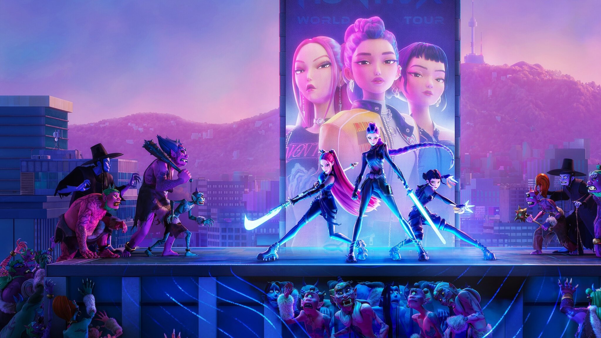 KPop Demon Hunters Background