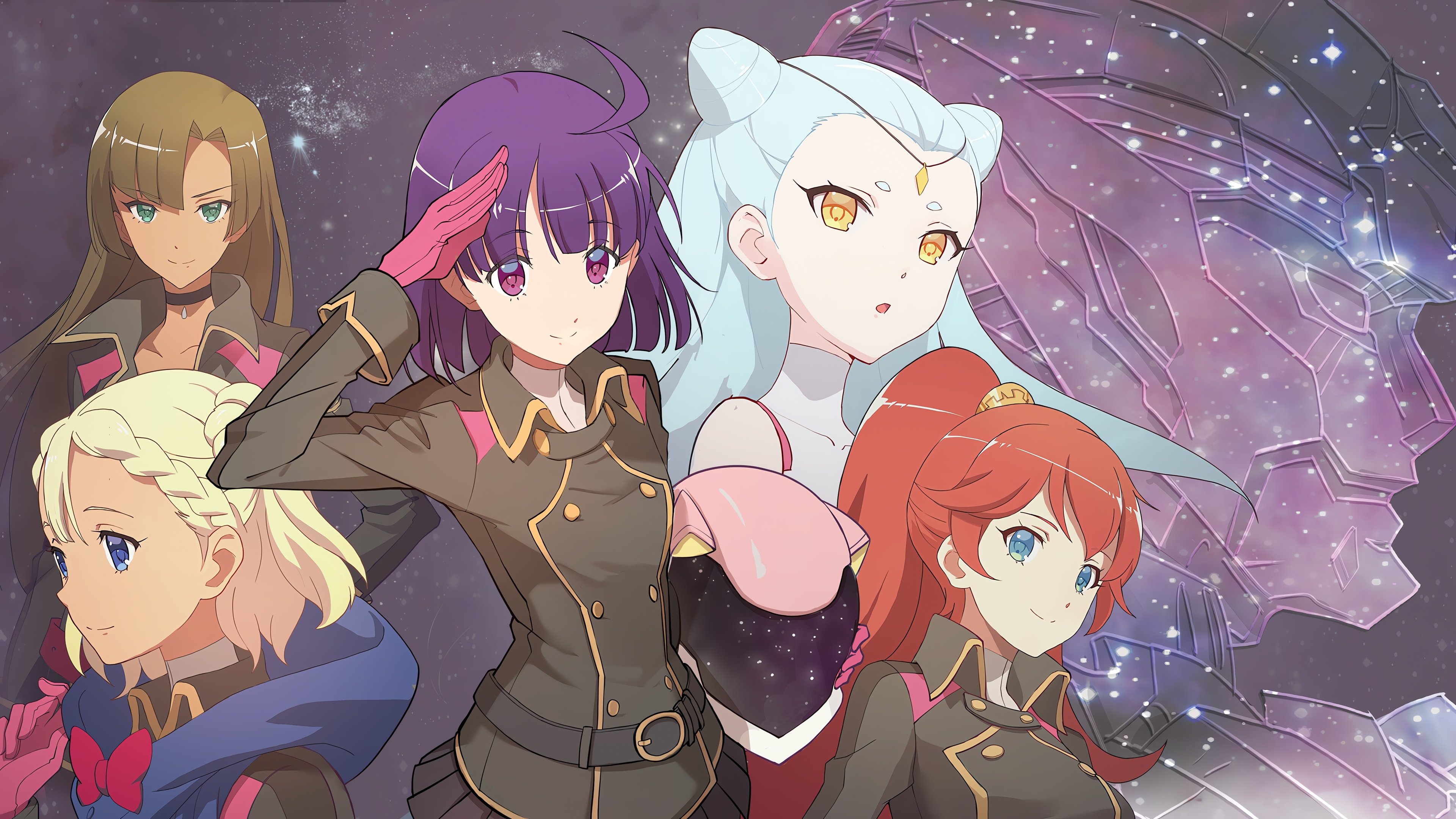 Ancient Girl's Frame Background