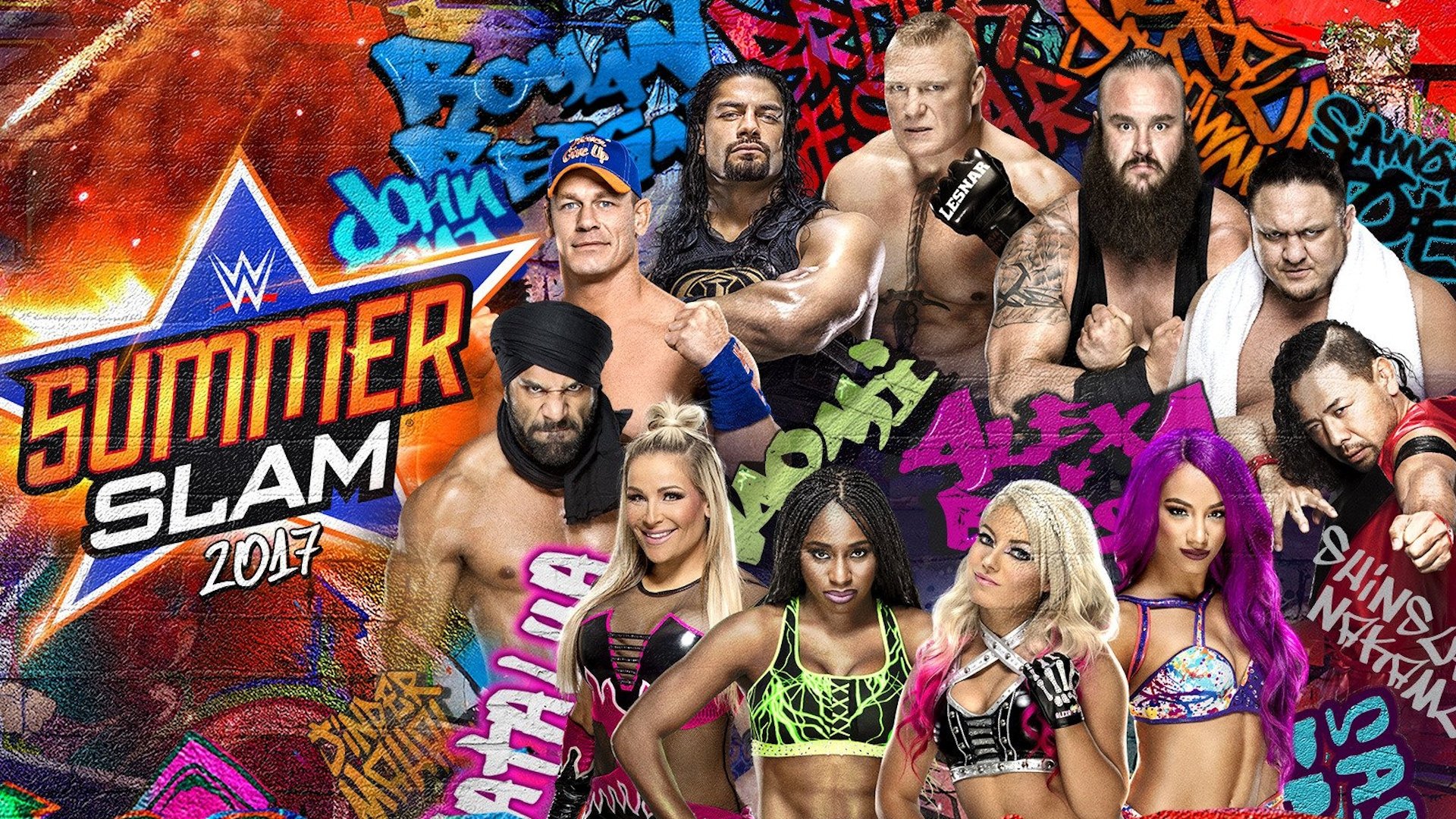 WWE SummerSlam 2017 Background