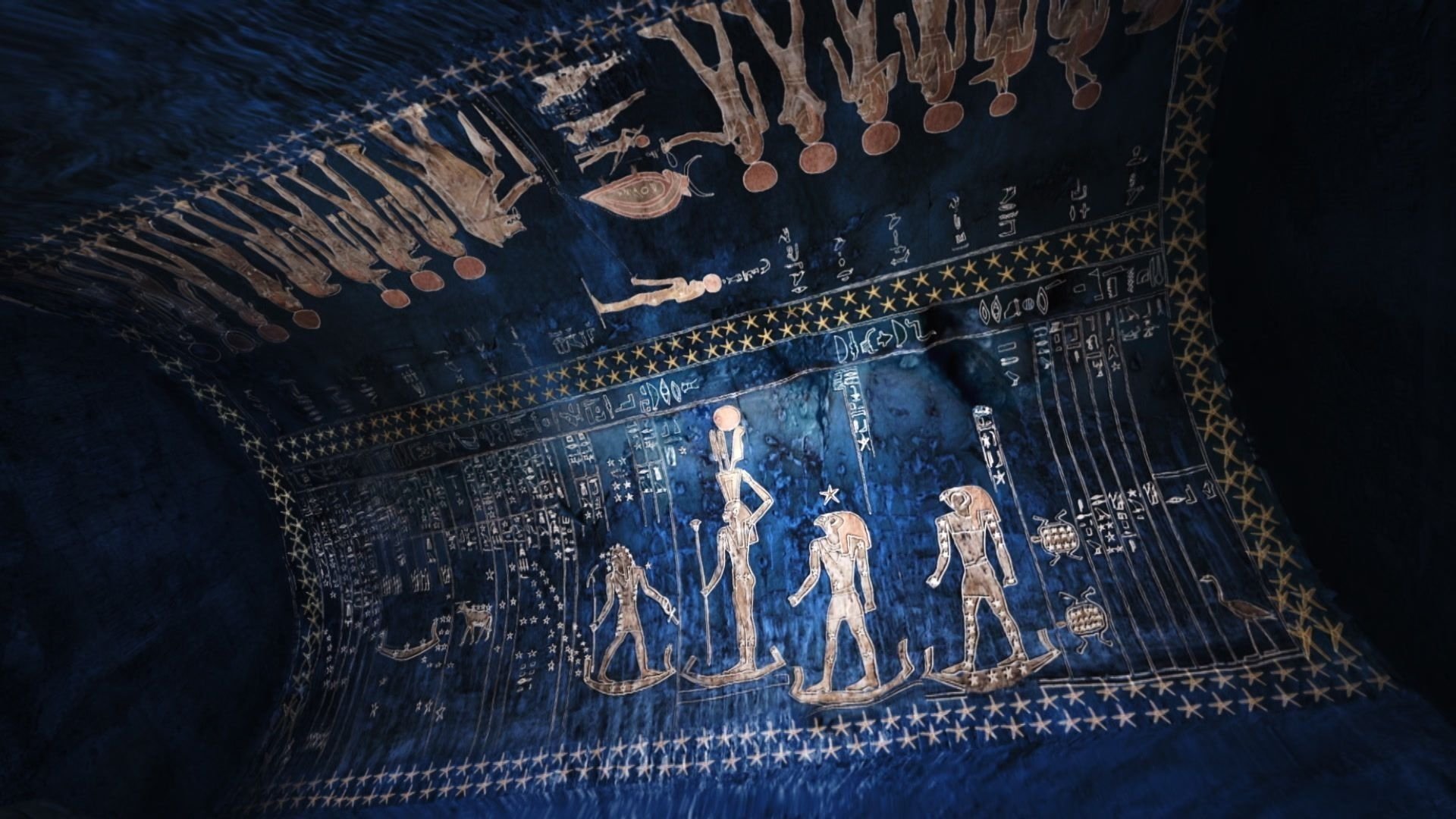 Le Palais des hiéroglyphes - Sur les traces de Champollion Background