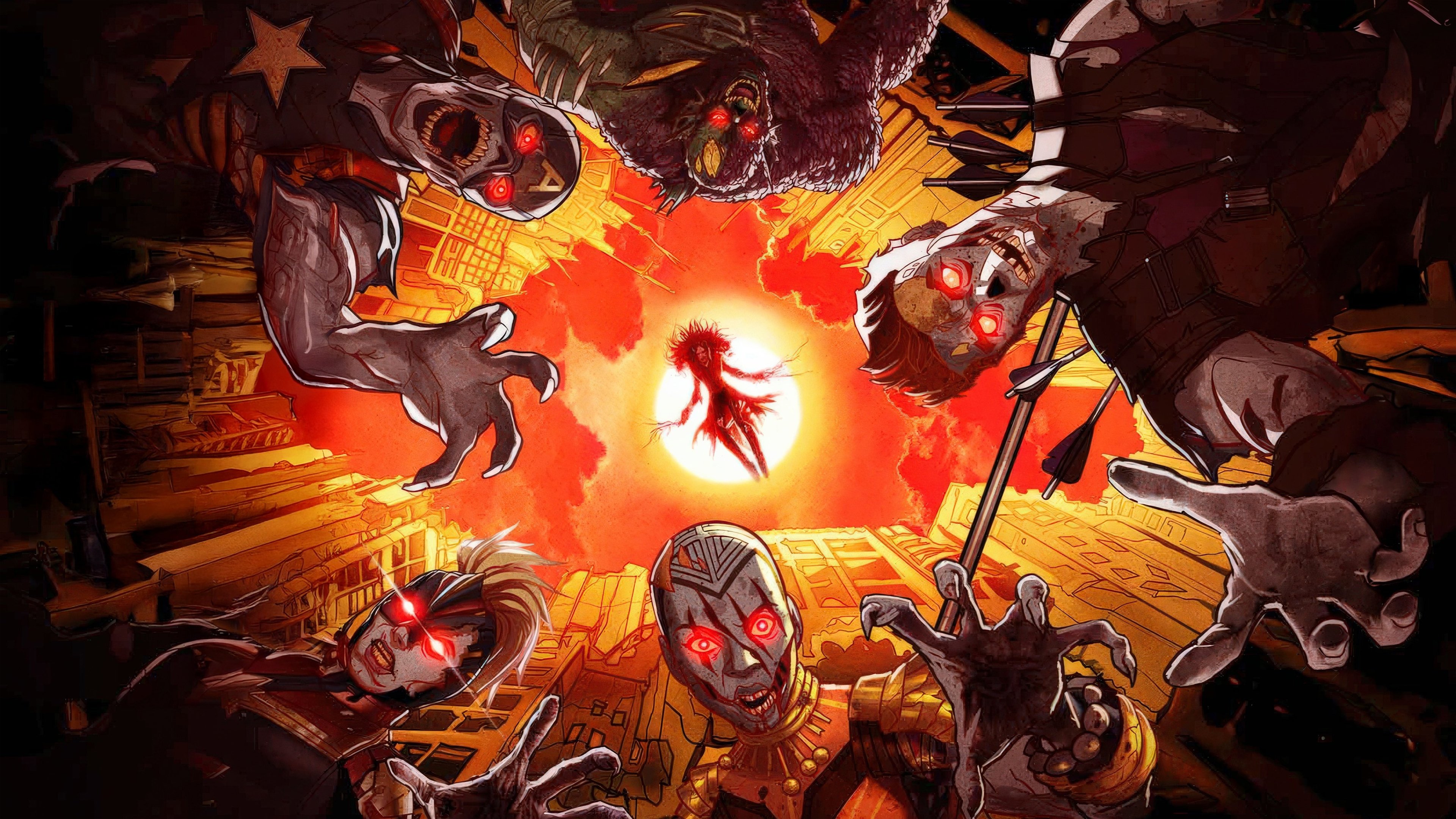 Marvel Zombies Background