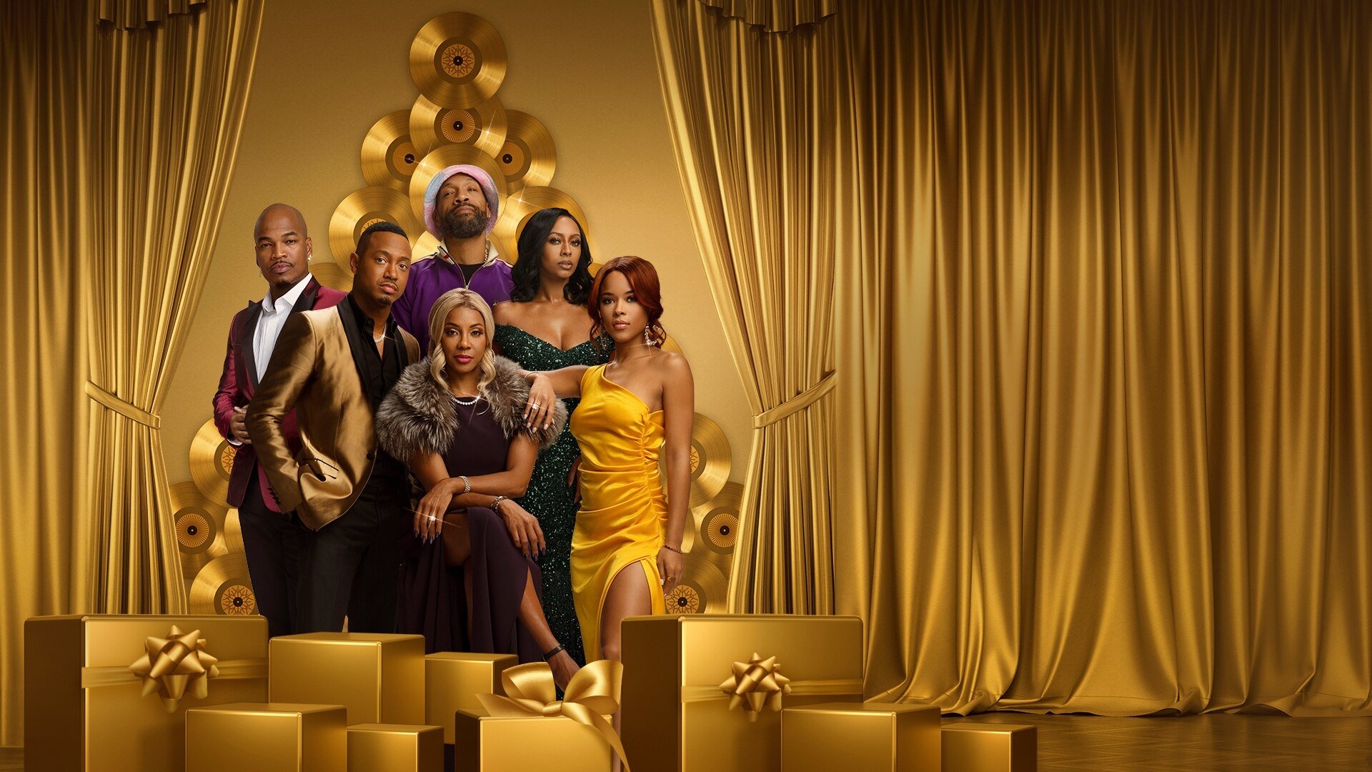 Hip Hop Family Christmas Background
