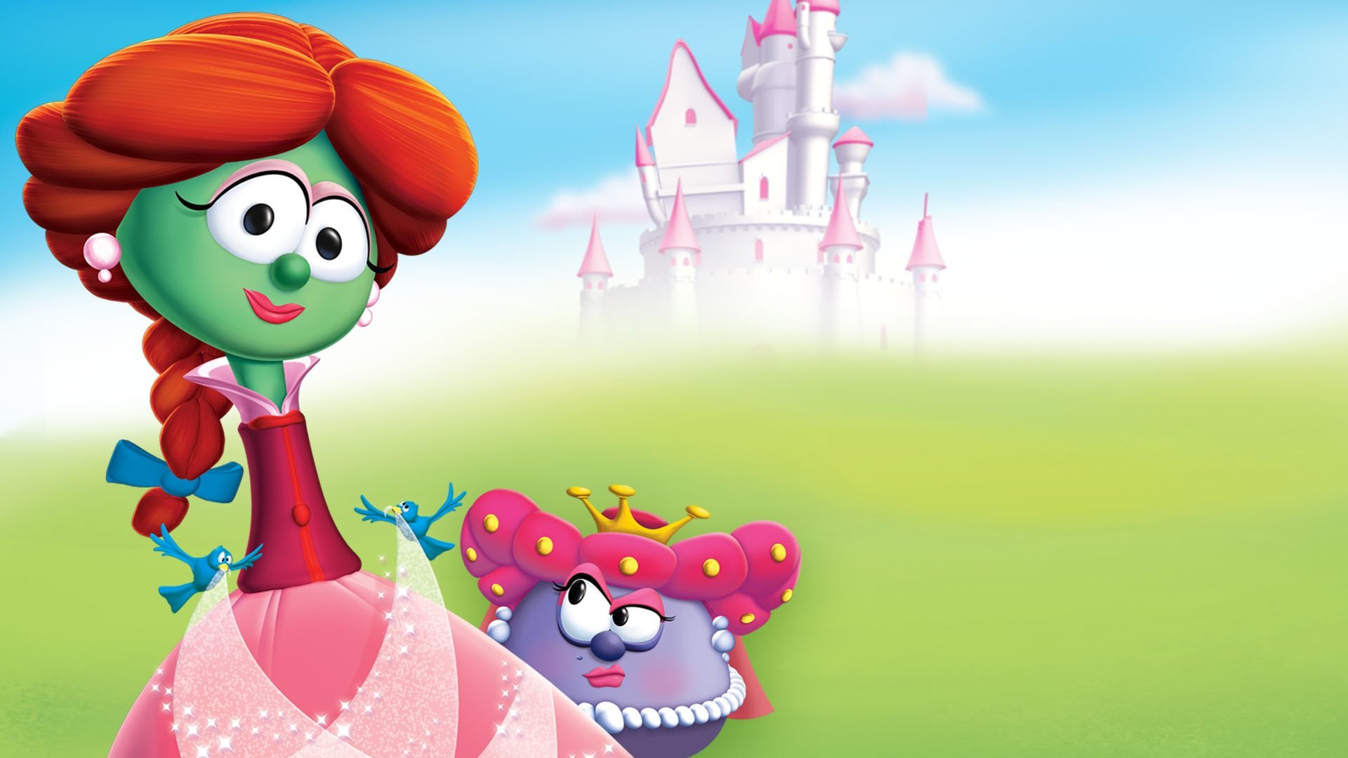 VeggieTales: Sweetpea Beauty Background