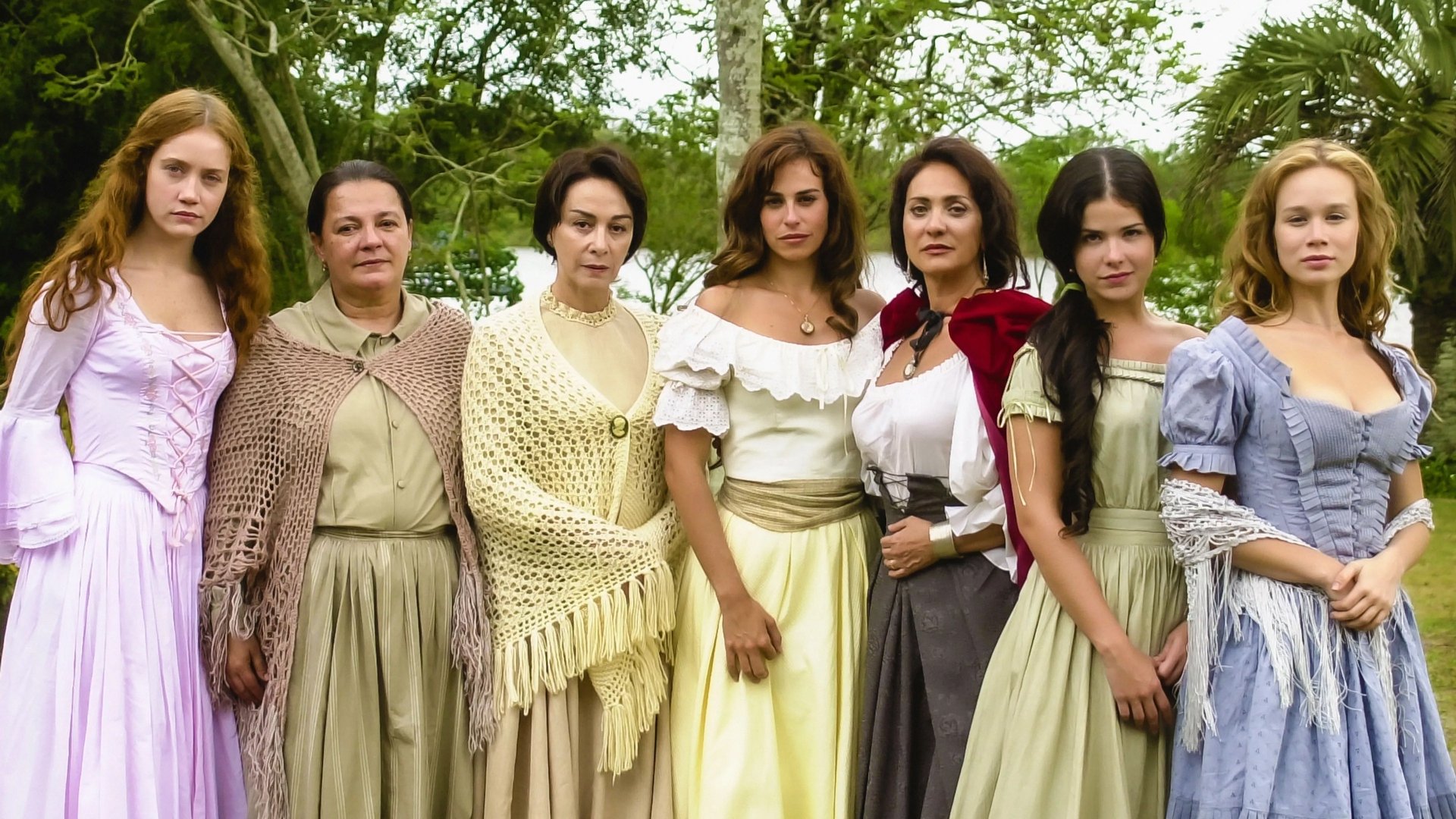 A Casa das Sete Mulheres Background