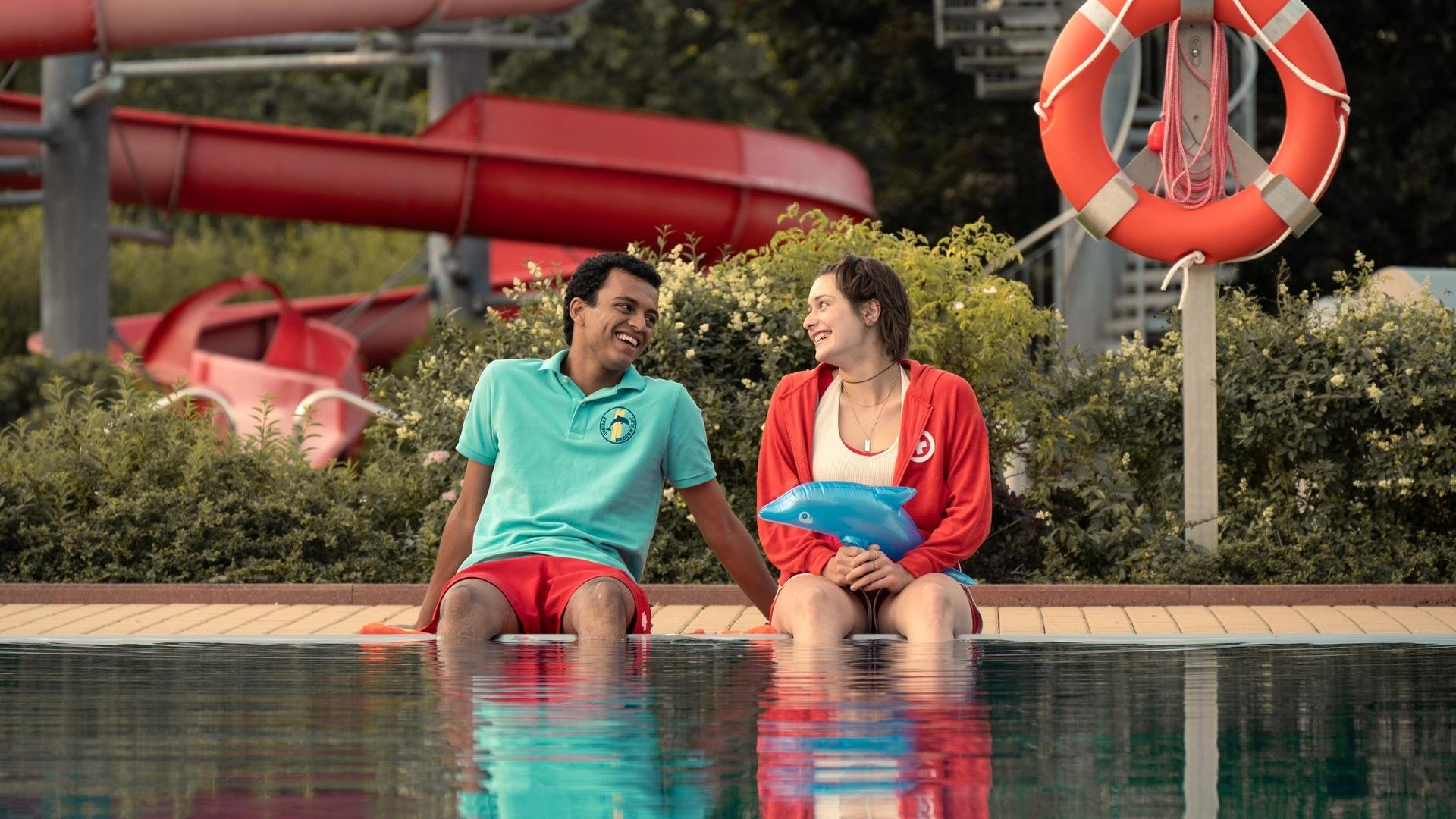 Für immer Freibad Background
