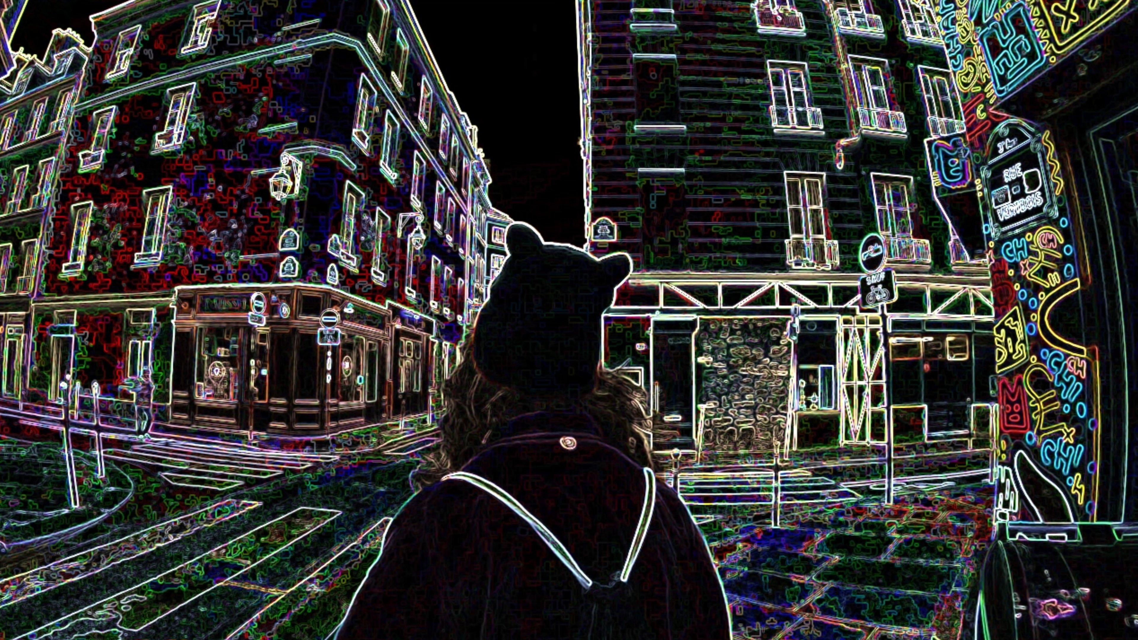 Hauntology of the Retrodromomania Background