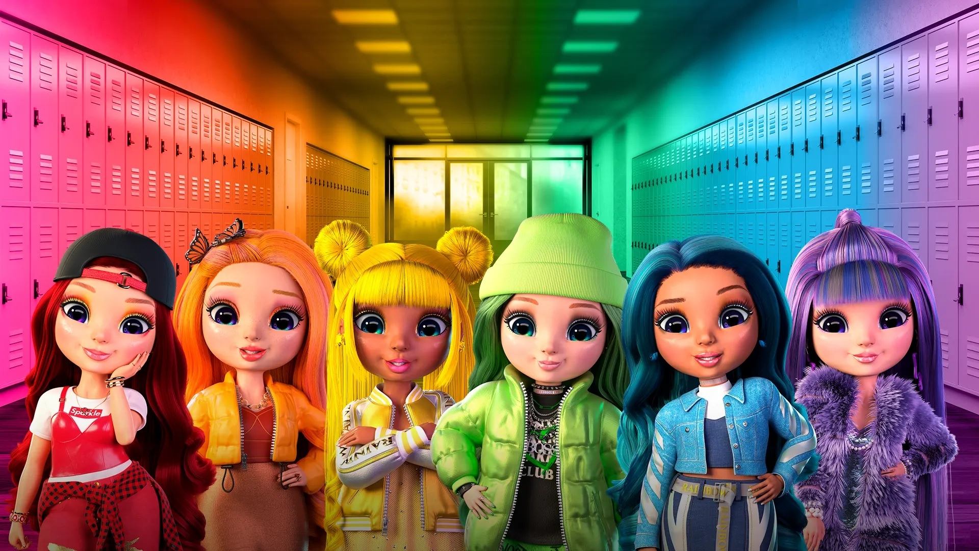Rainbow High Background