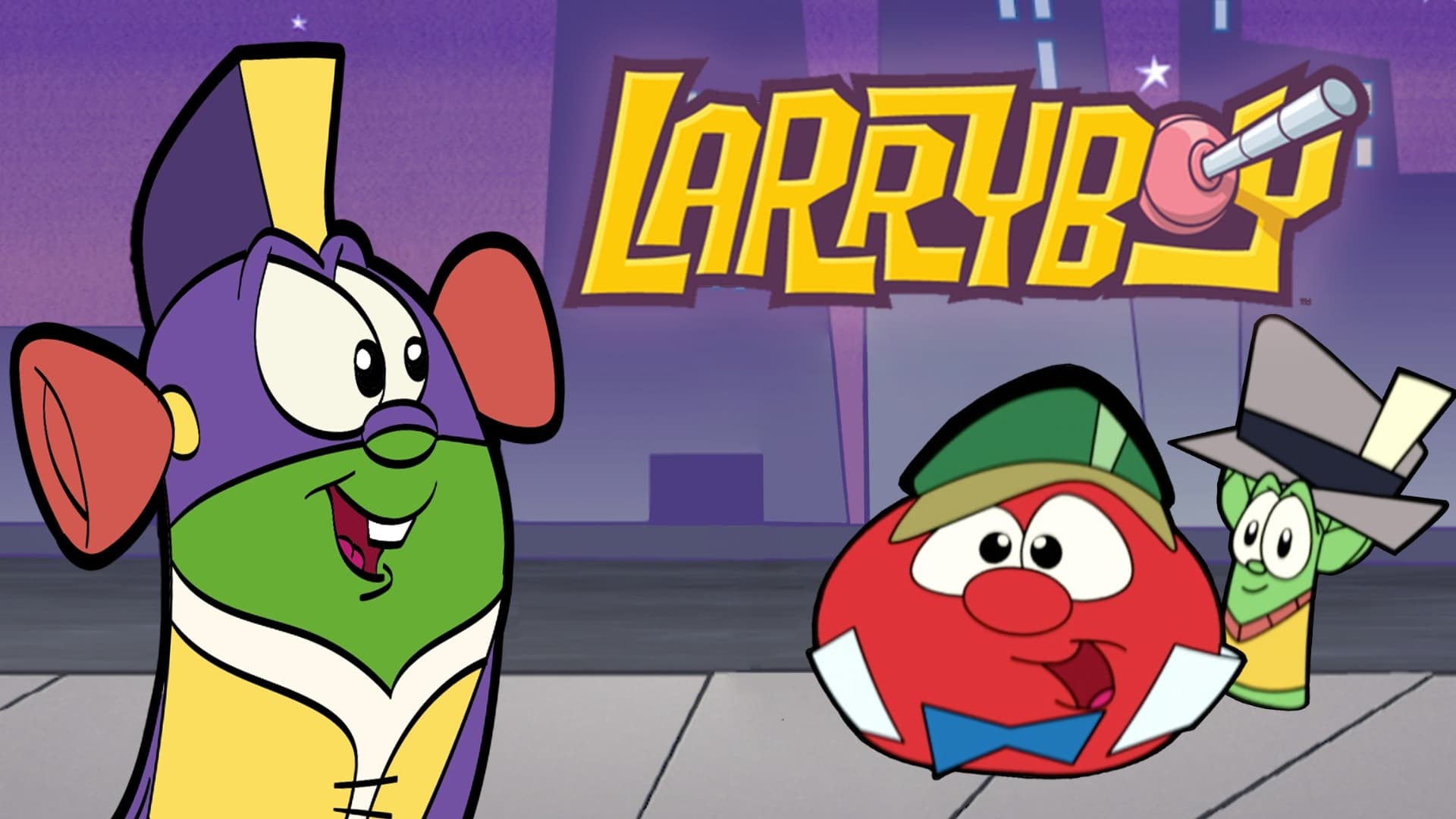 VeggieTales: Larryboy The Cartoon Adventures Background