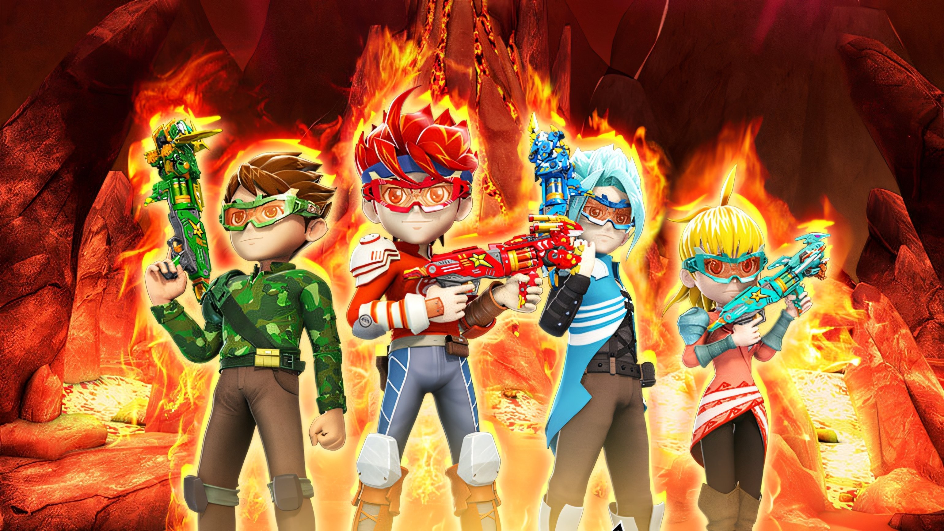 Starmon Hunter Background