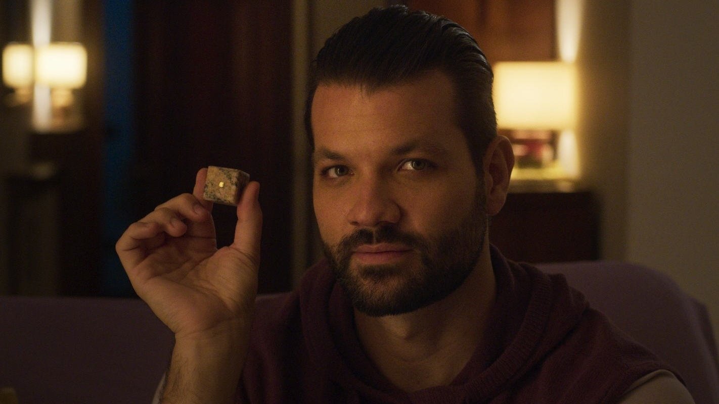 A Dice with Five Sides Background