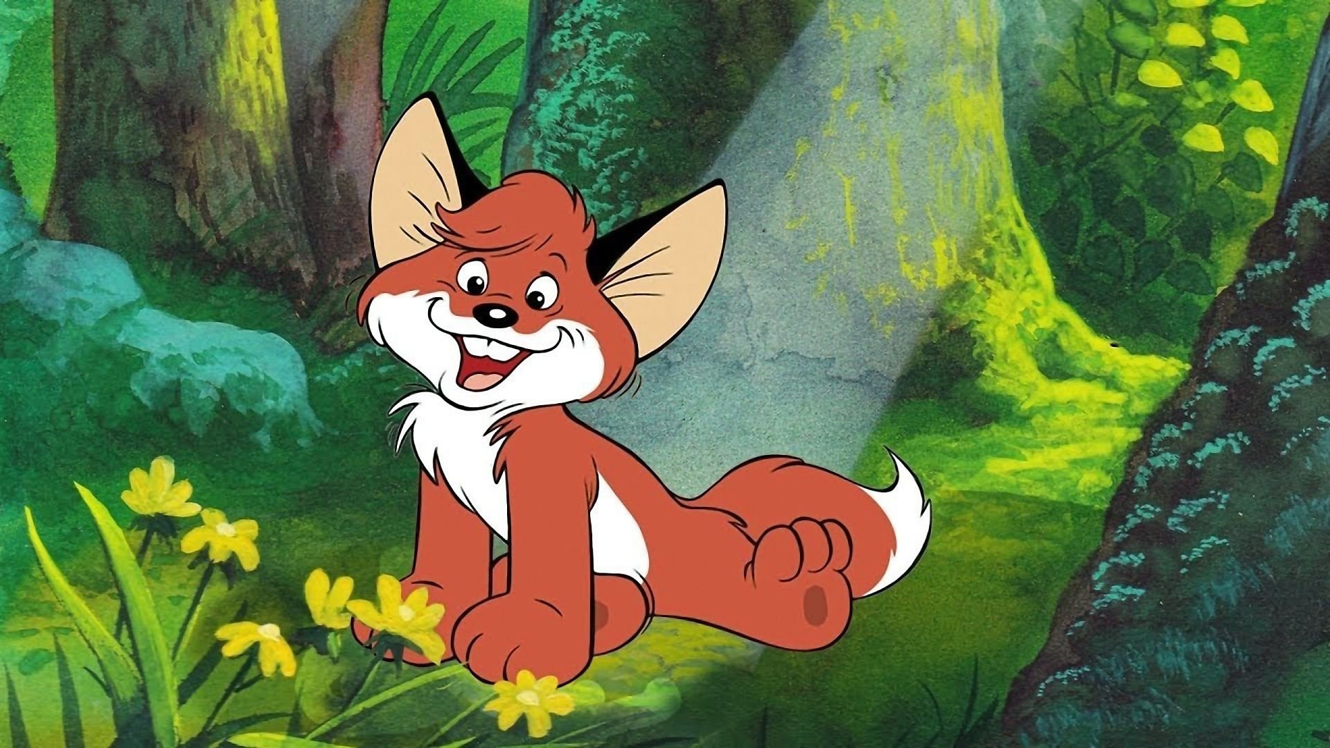 The Little Fox Background