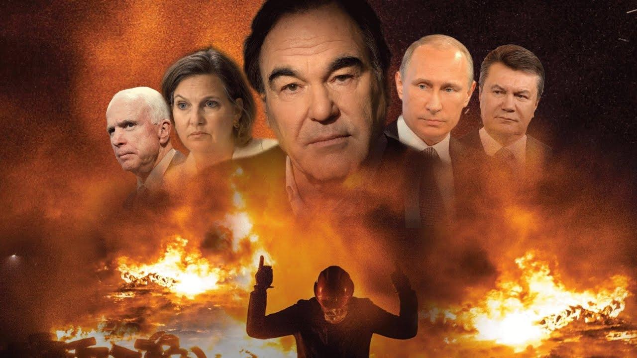 Ukraine on Fire Background