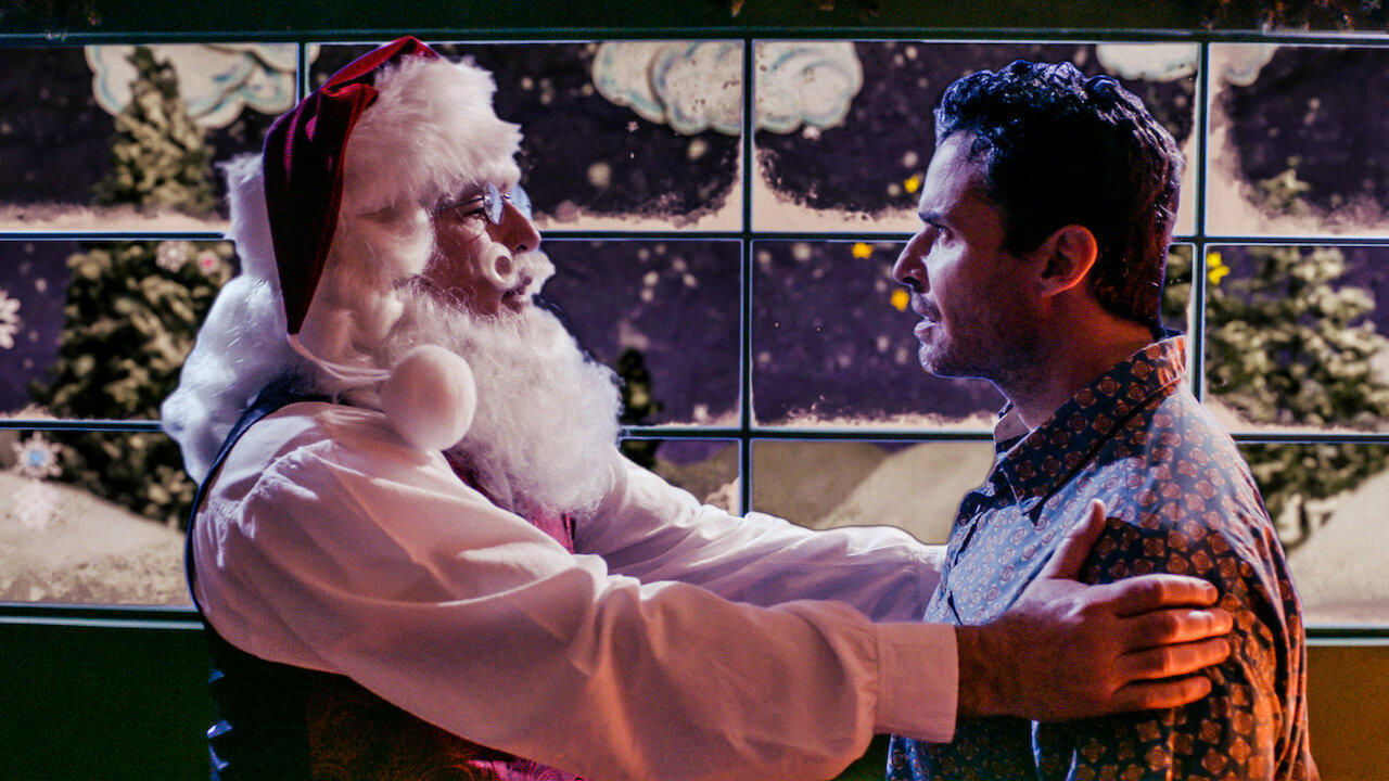 Santa in Training Background