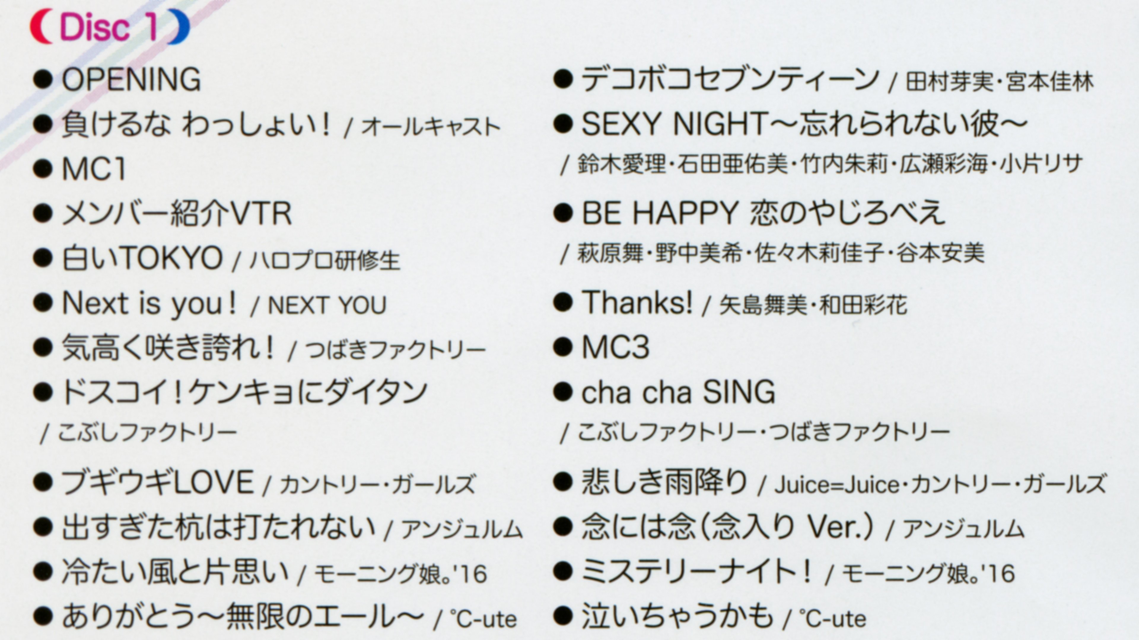 Hello! Project 2016 Winter ~DANCING! SINGING! EXCITING!~ Background