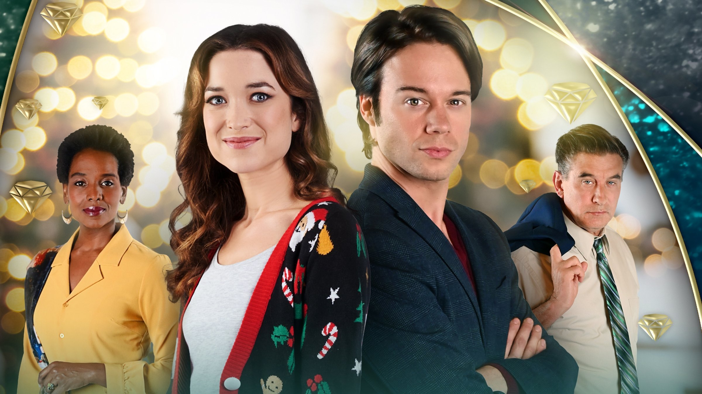 The Case of the Christmas Diamond Background