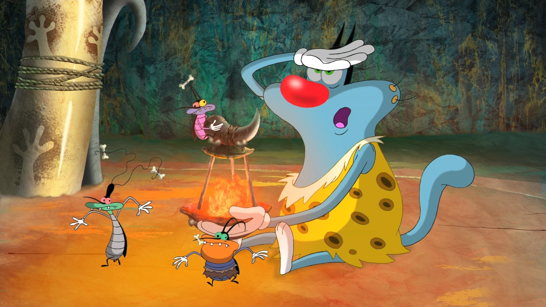 Oggy and the Cockroaches: The Movie Background