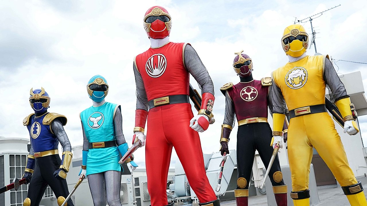 Ninpu Sentai Hurricaneger Degozaru! Shushuuto 20th Anniversary Background