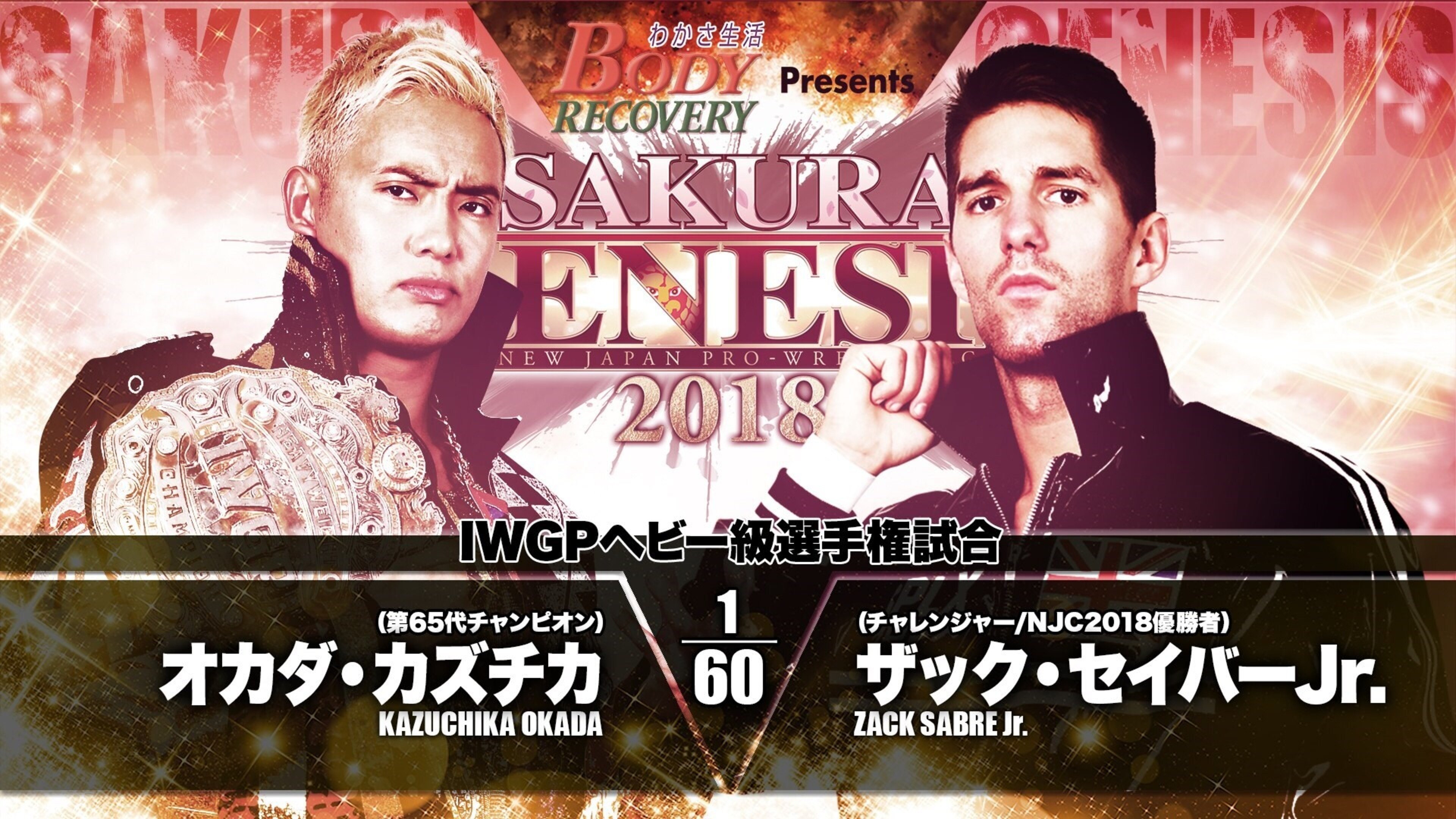 NJPW Sakura Genesis 2018 Background