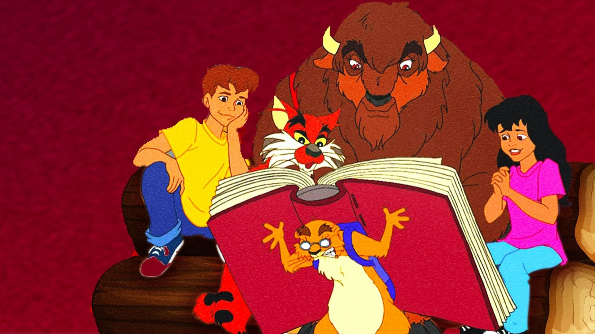 Adventures from the Book of Virtues Background