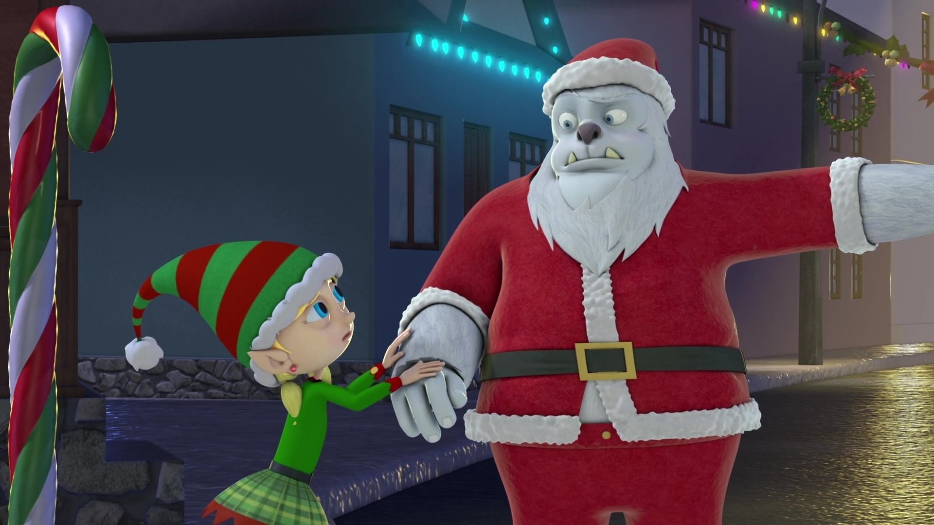 Abominable Christmas Background