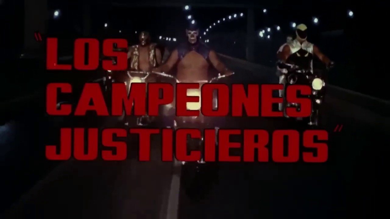 Los campeones justicieros Background