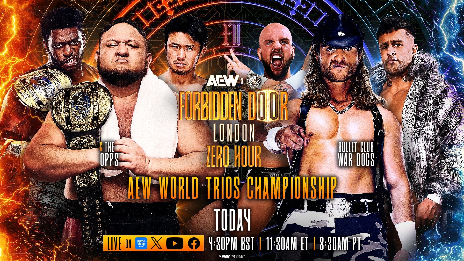 AEW x NJPW: Forbidden Door - Zero Hour Background